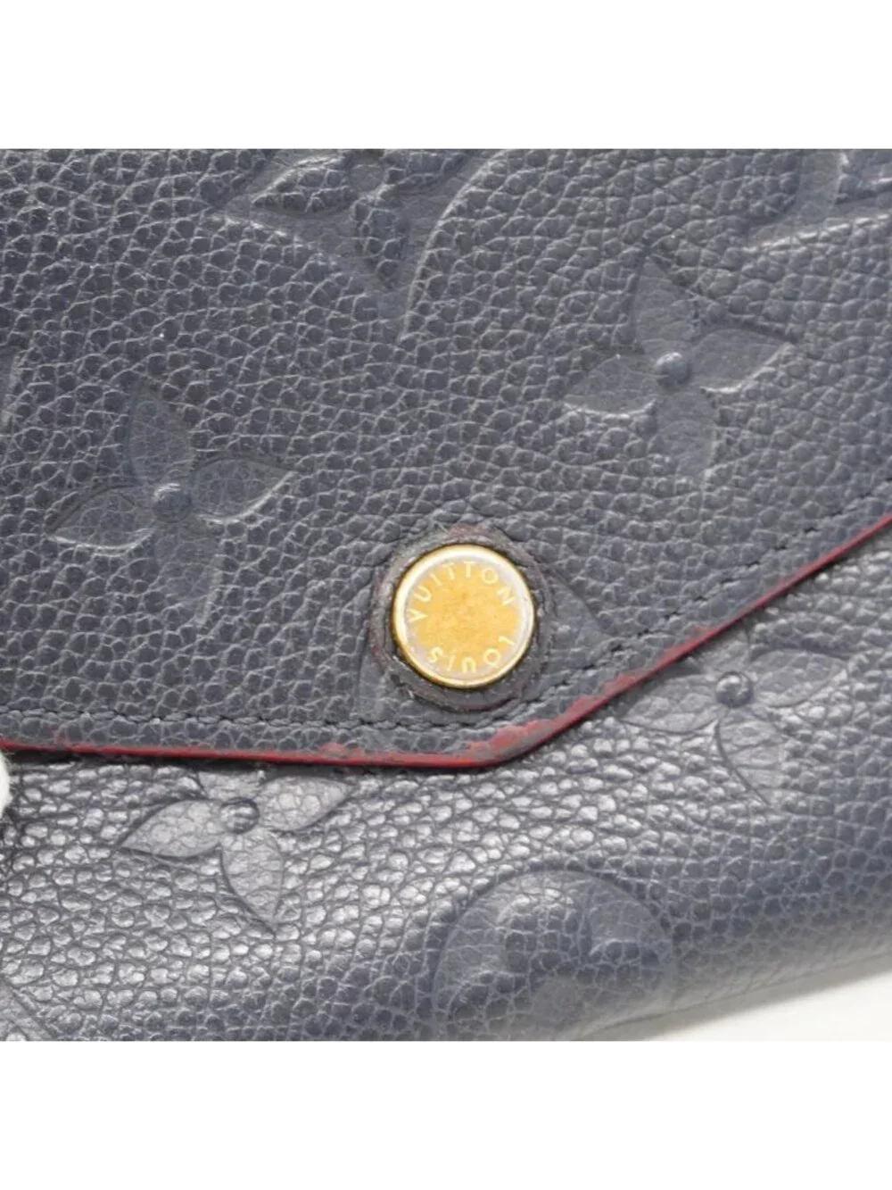 Louis Vuitton Coin Case Monogram Empreinte Pochette Cles Marine